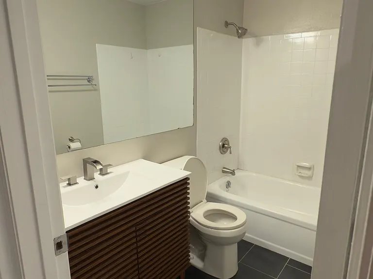 First Floor Bathroom with Ceiling Bluetooth Speakers
