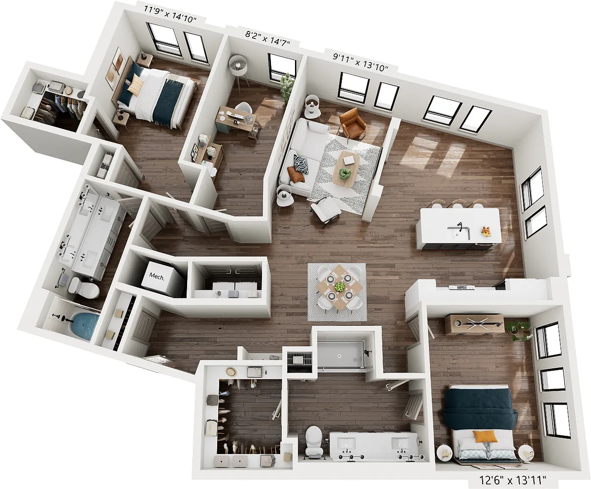 Floor plan B33