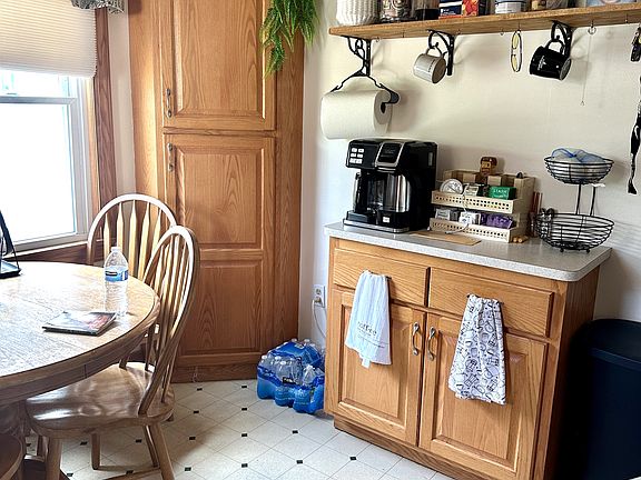 Kitchen with built in pantry