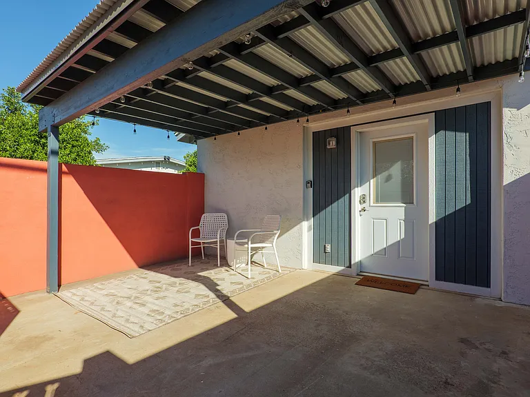 Private patio