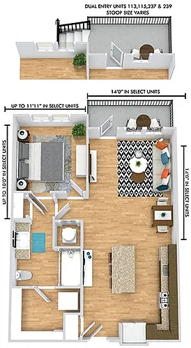 Floor plan Mann