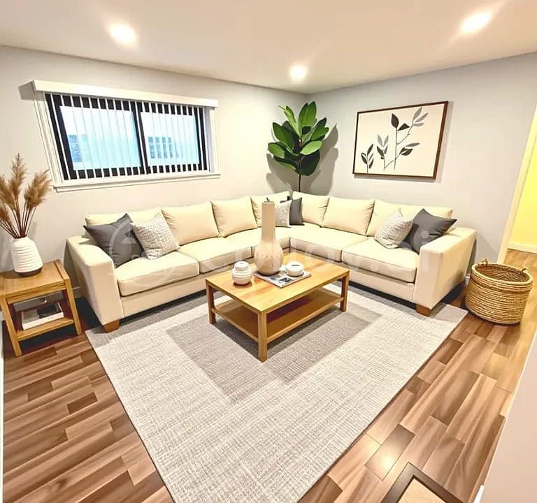 Staged for visualization purposes only. This property is offered unfurnished.