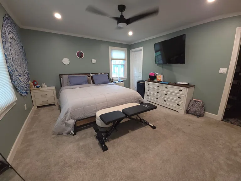 Spacious Master Bdrm - King size bed and more
