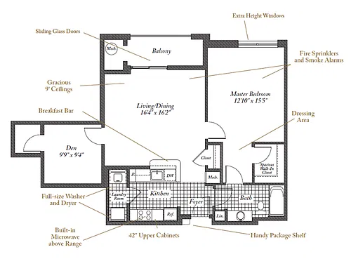 Floor plan Shakespeare