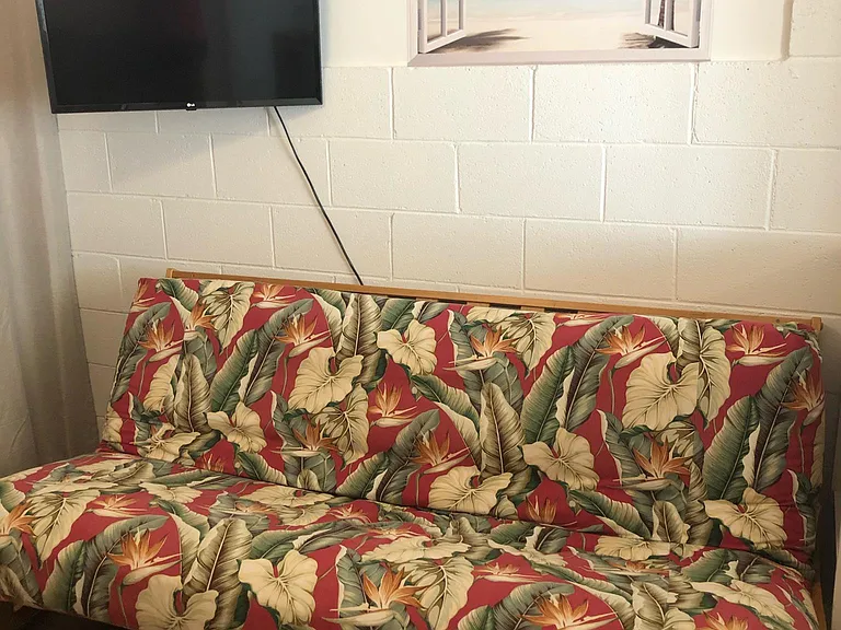 Futon with real mattress