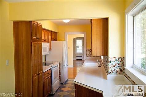 Kitchen view as you enter from the backyard