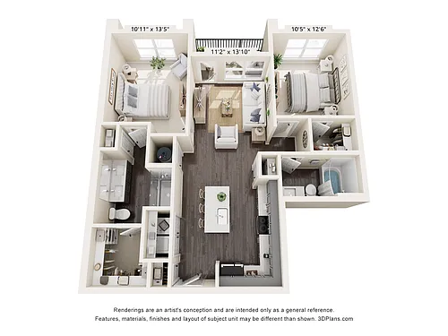 Floor plan B3
