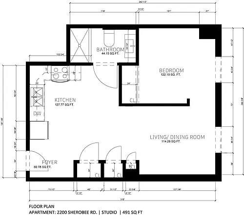 Floor plan Bachelor