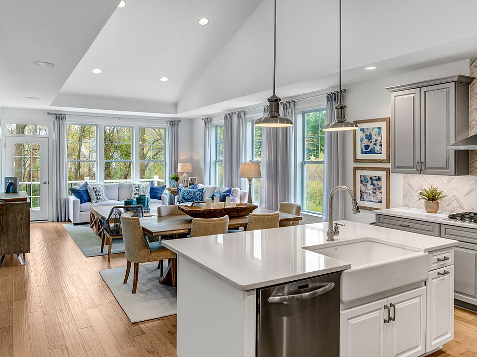 Open-concept living area