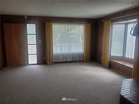 Family room looking toward entry.  