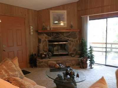 Living Room, with sliders to large Deck