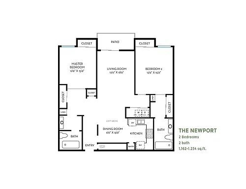 Floor plan Newport South