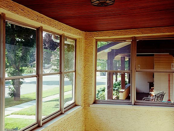 Enclosed front porch