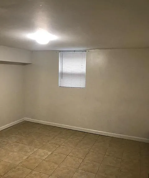 Bedroom in basement