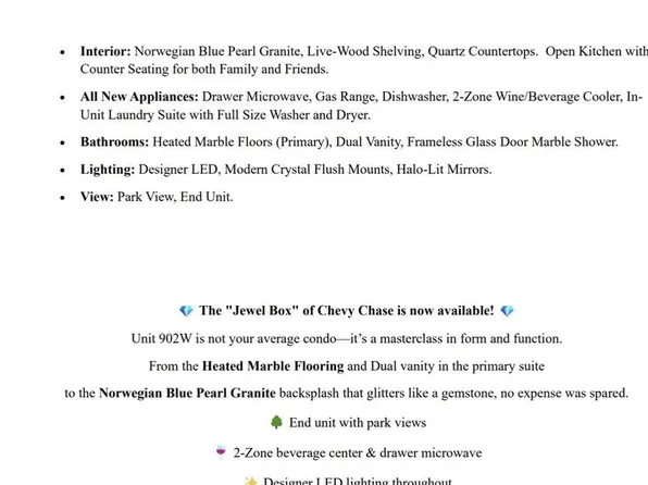 4620 N Park Ave APT 902W, Chevy Chase, MD 20815