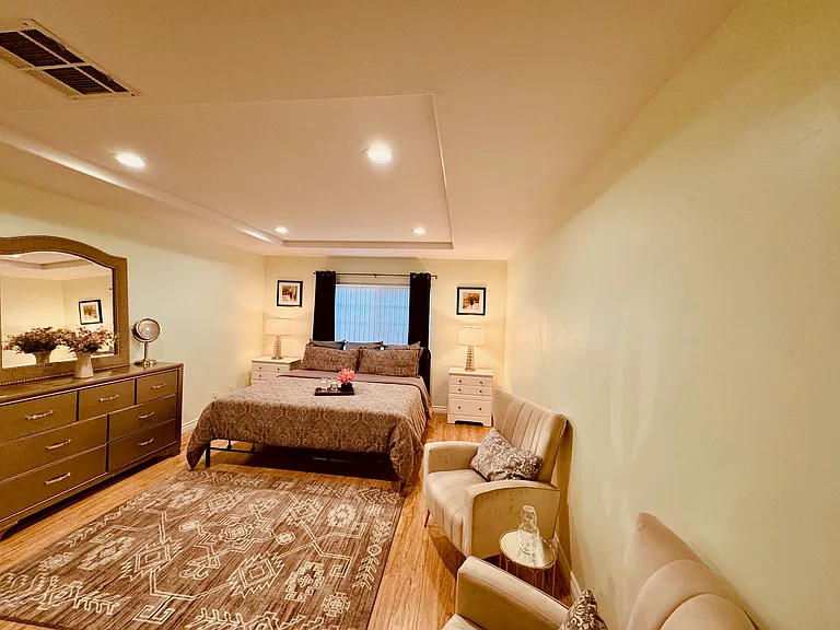 Bedroom #1, with sitting area
