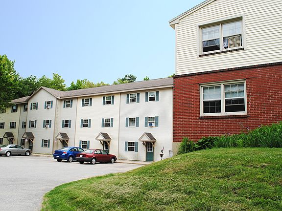 off street parking and side view of building