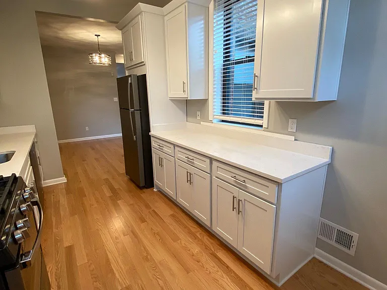 Lots of cabinets and counter space