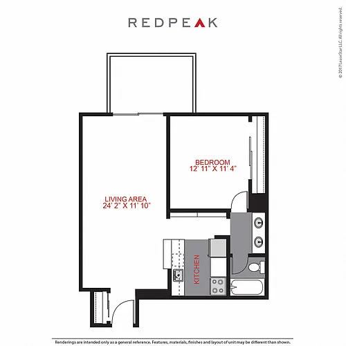 Floor plan Plan A2 - One Bedroom