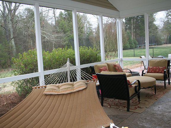 beautiful screened porch