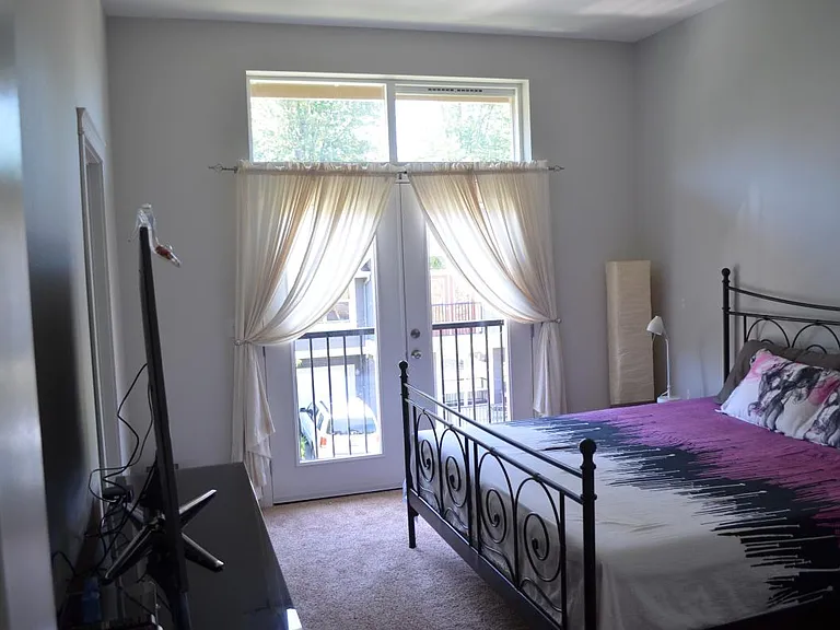 Master Bed with attached bath and walk-in closet