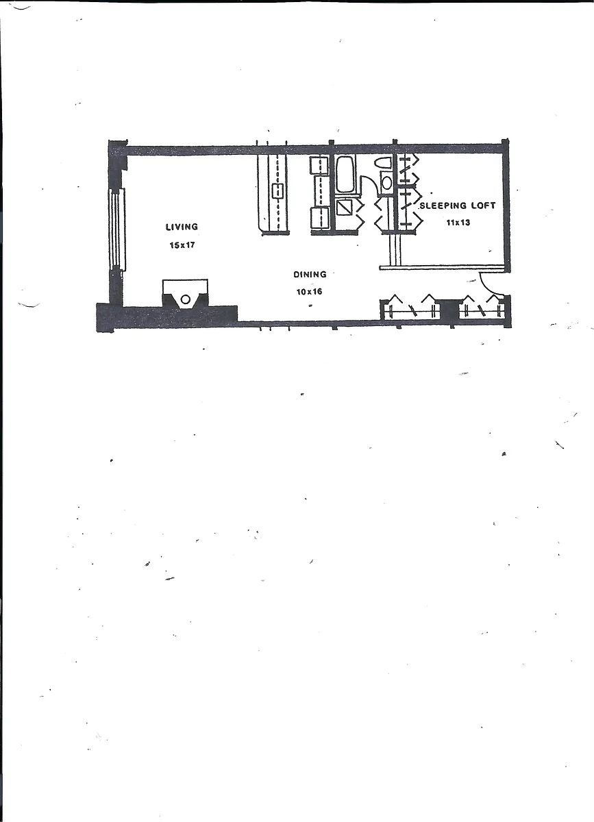 Floor plan Island