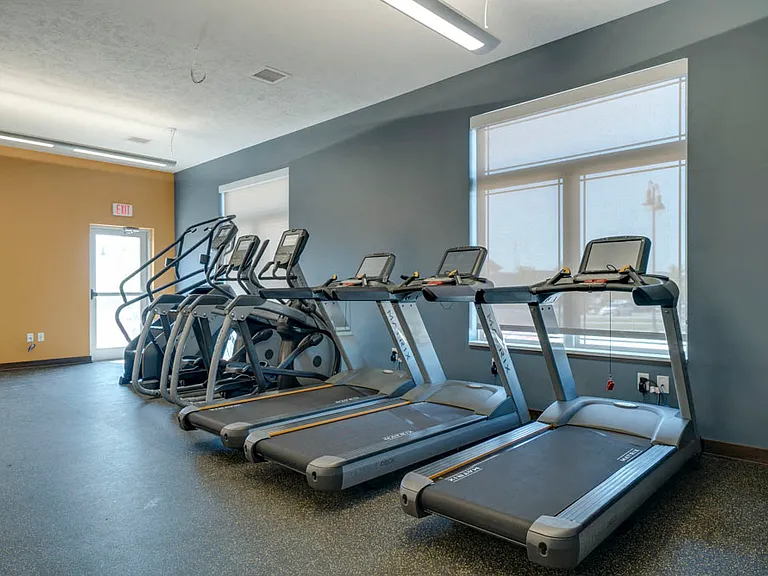 Our cardio equipment includes built-in TVs with Netflix streaming and pre-programmed workout classes available.