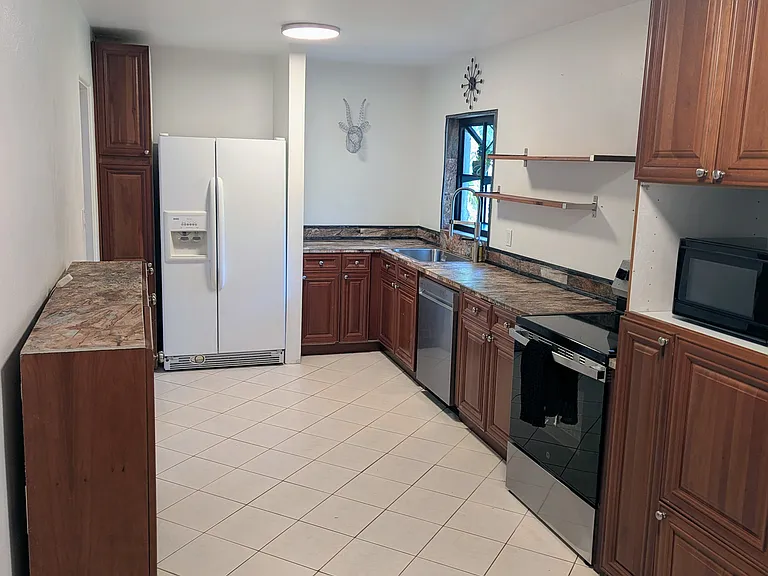 Kitchen view from dining area