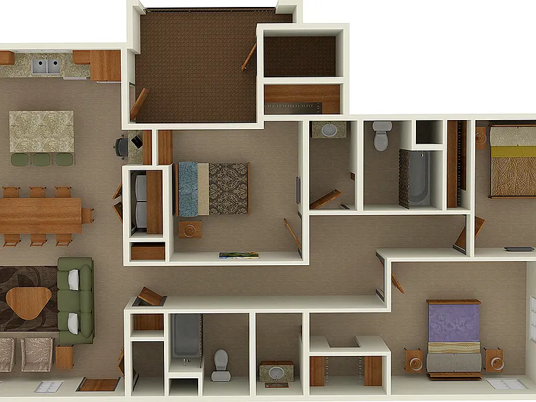 Pecos Vista C1 Three Bedroom Pecos Vista C1 Three Bedroom