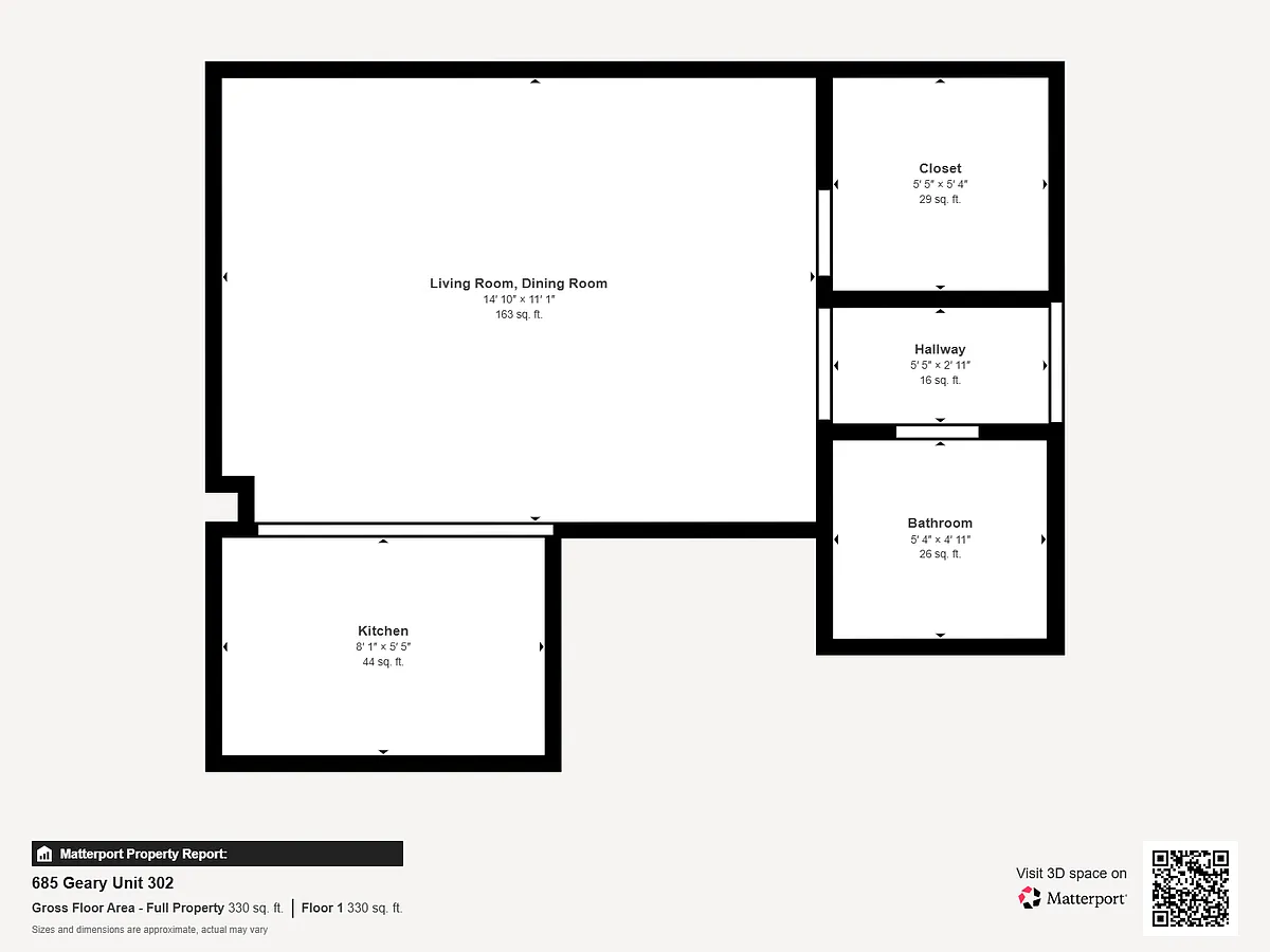 Floor plan Studio