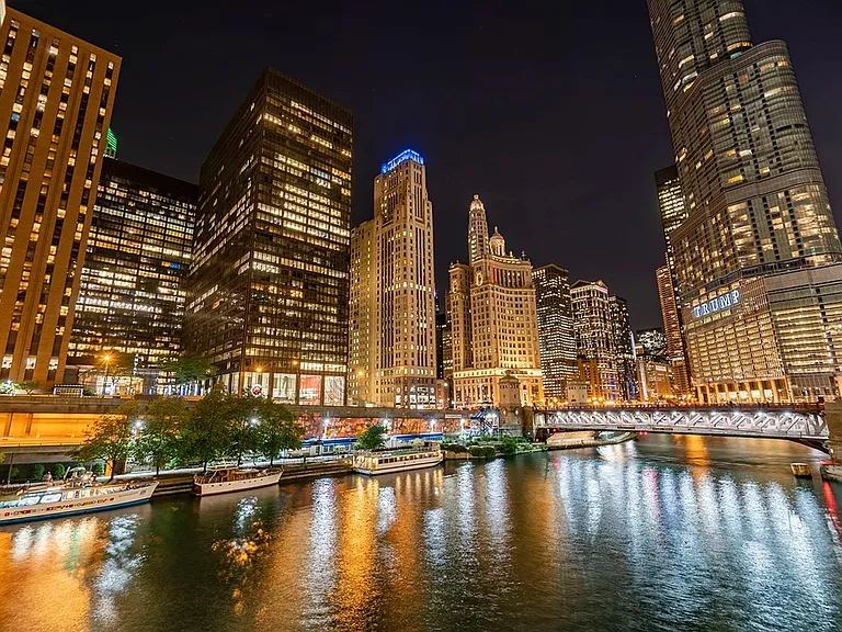 Soak in the tranquil nighttime views at Coast