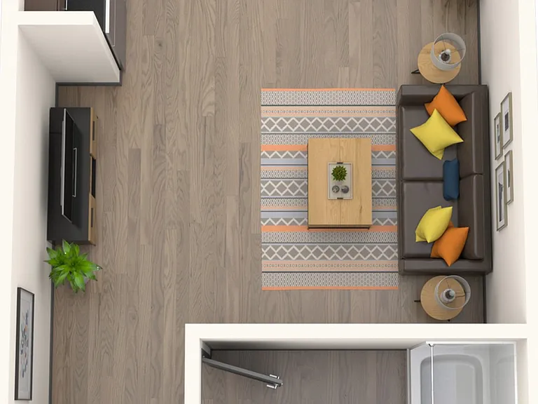 Studio | 1 Bath | 492 SF Studio | 1 Bath | 492 SF