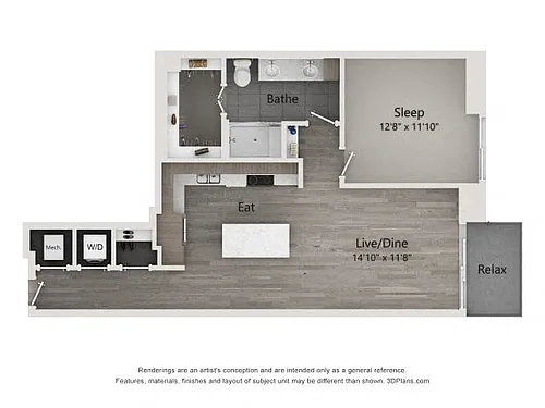 Floor plan A22B