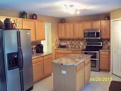 Kitchen with granite