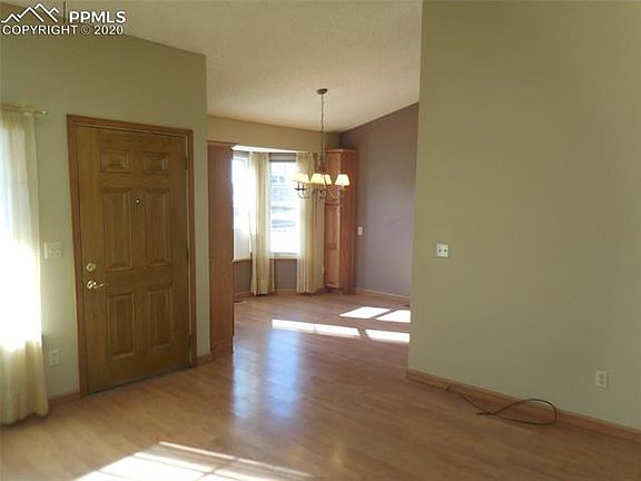 View from the living room looking into the dining room.