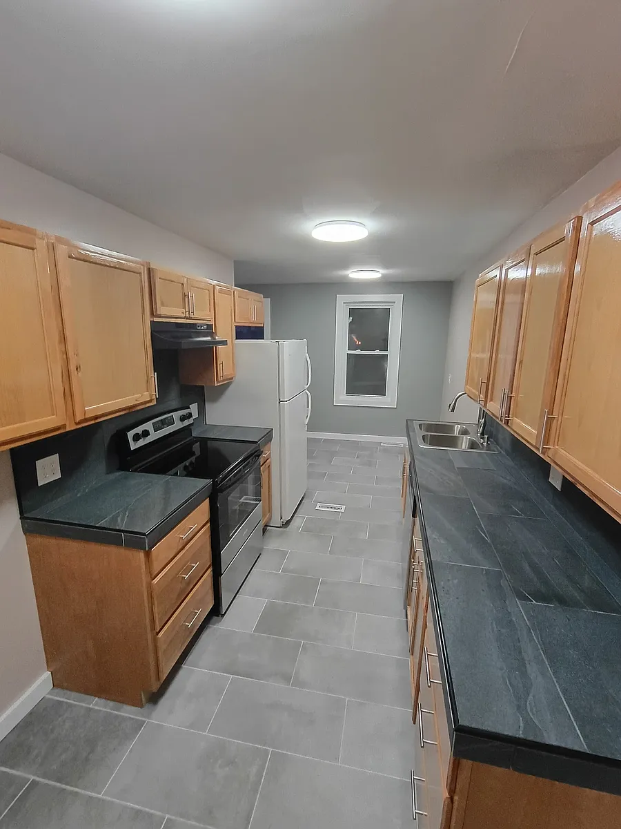 kitchen from the side door - 105 Marshall Cir #105