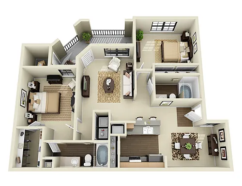 Floor plan Monaco