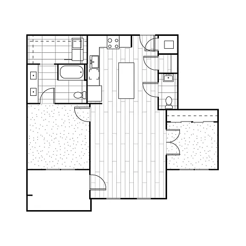 Floor plan B-1