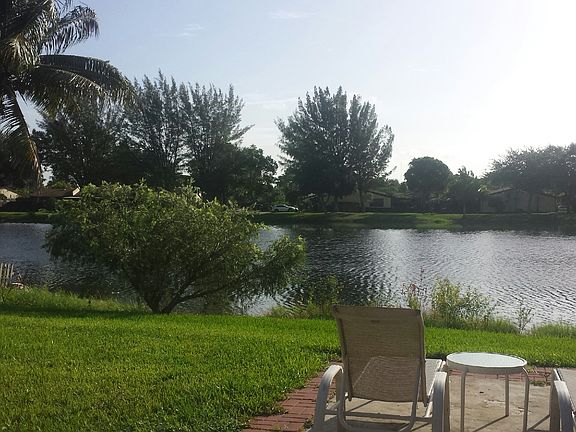 Lake view from patio
