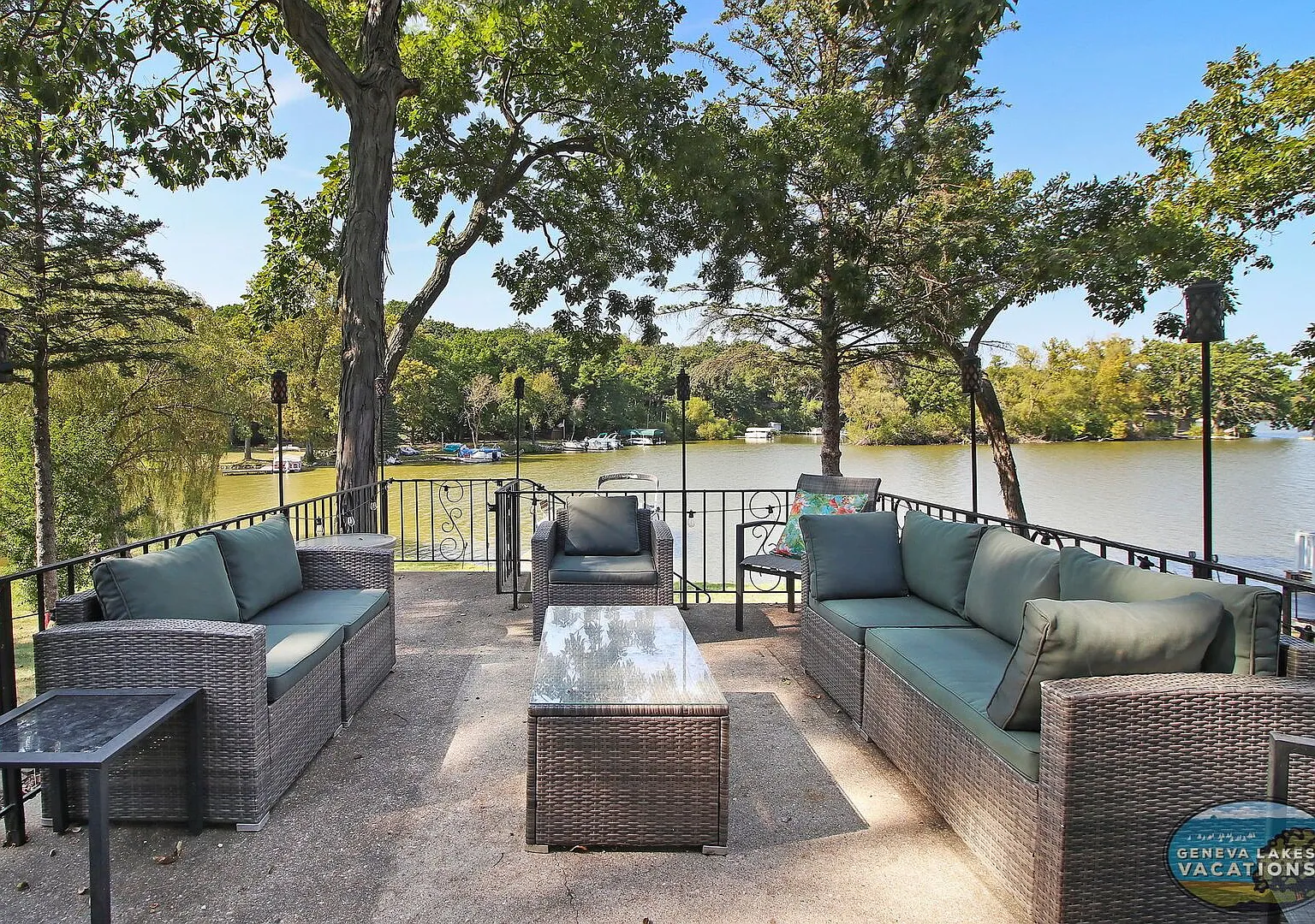 Rice Lakefront Retreat with Private Piers Available for Monthly & Mid-Term Rentals — Photo 3