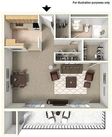 Floor plan Studio