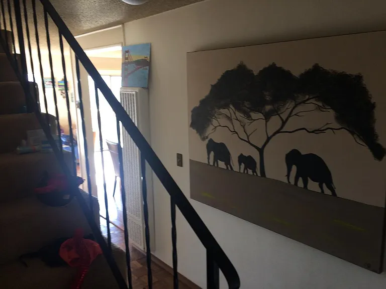 Stairs to the second floor