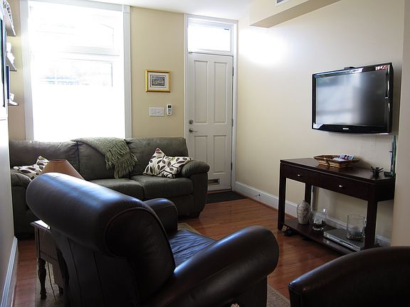 Living room - lots of natural sunlight
