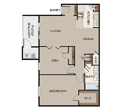 Floor plan The Santiago