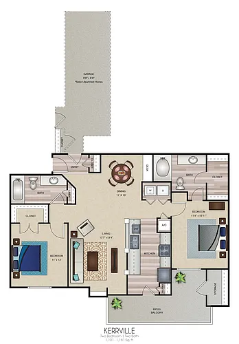 Floor plan Kerrville