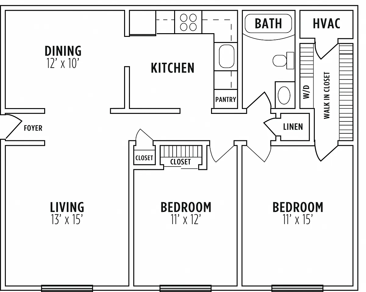 Floor plan The Logan