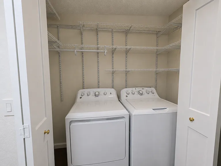 Laundry with additional pantry storage