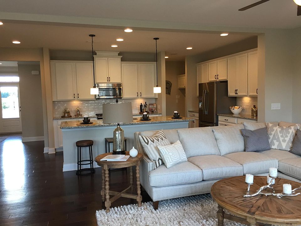 Foyer and kitchen