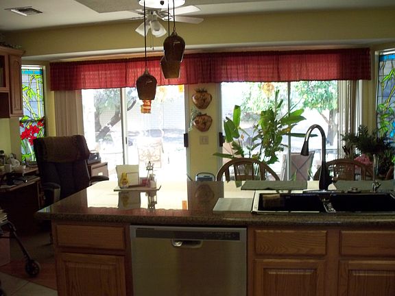 kitchen looking to patio