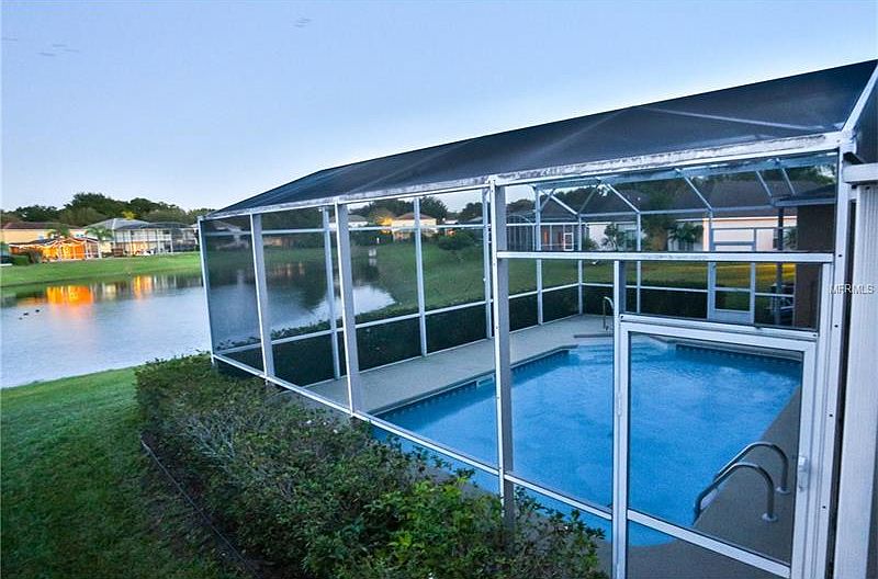 Enjoy your pool and the lake